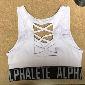 Alphalete cross cross sports bra